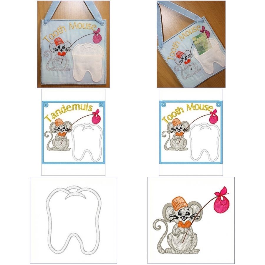 Tooth Mouse Door Hanger 