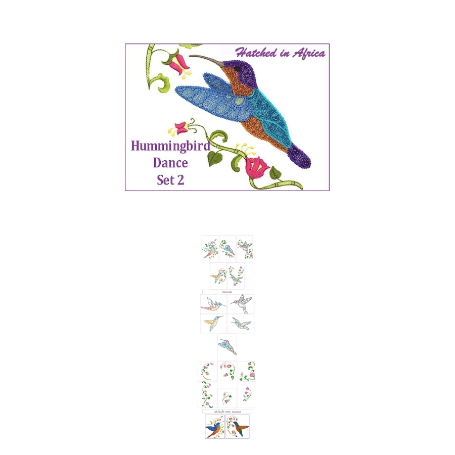 Hummingbird Dance Set 2 