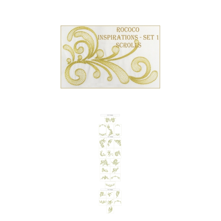 Rococo Inspirations Set 1 Scrolls