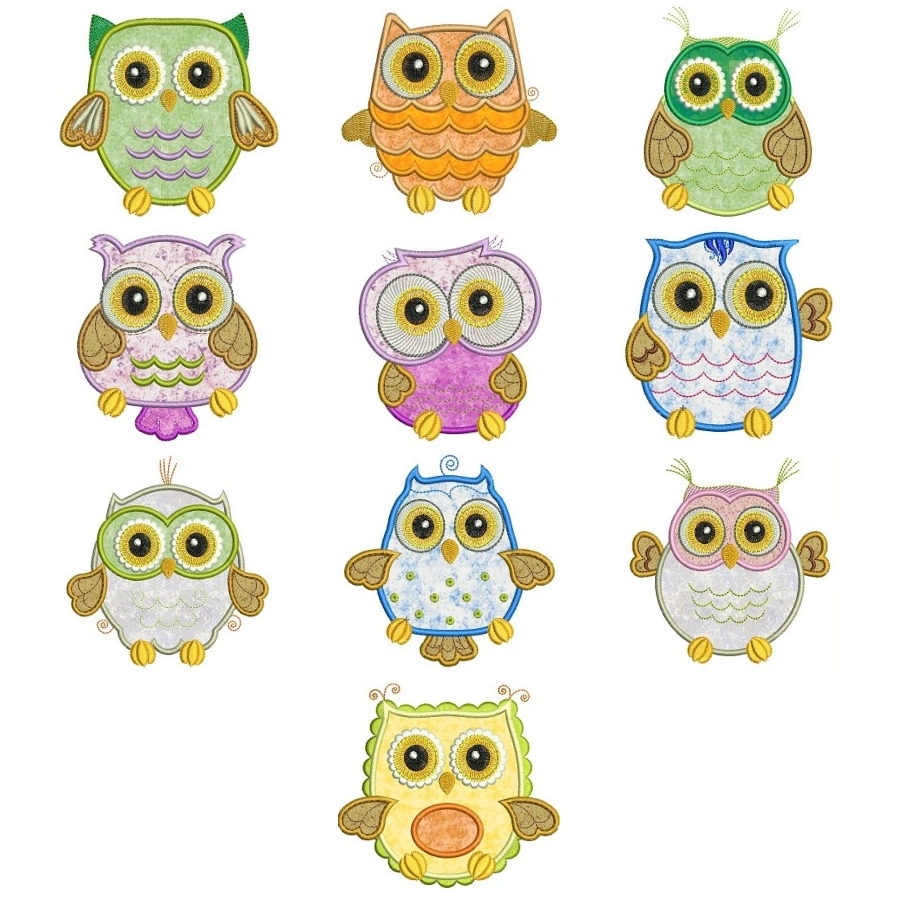 Little Owls Applique 
