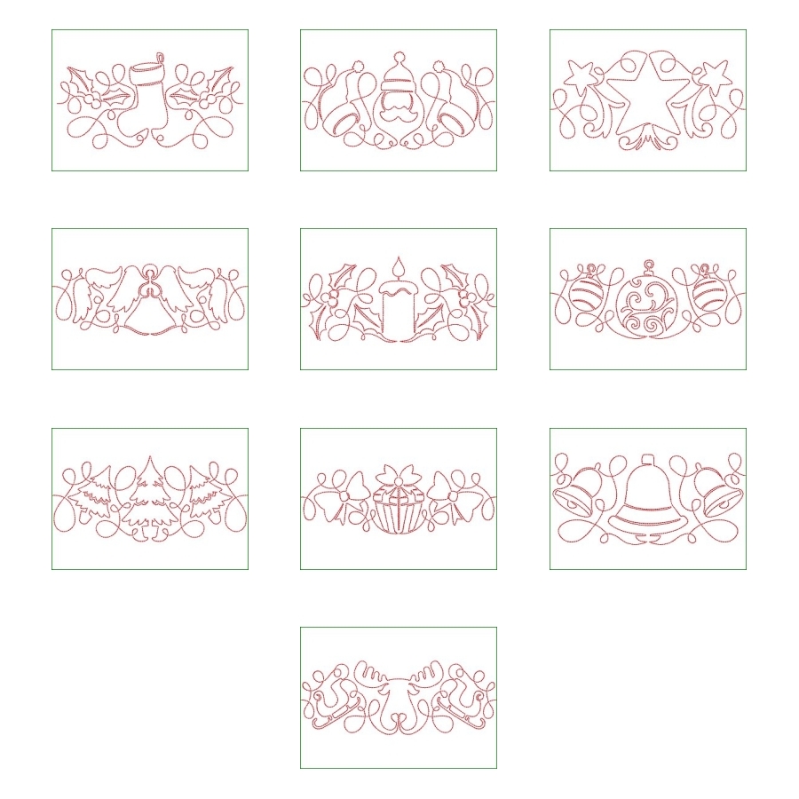 Continuous Christmas Quilting Borders OregonPatchWorks