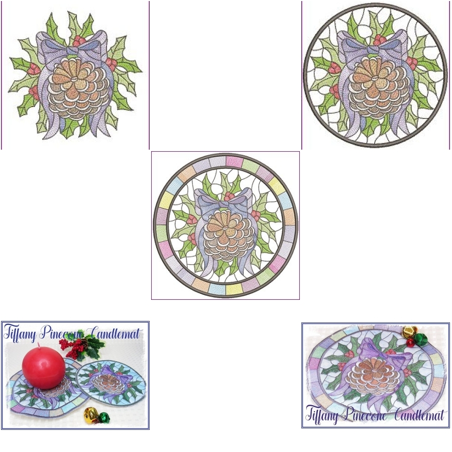 Tiffany - Pine Cone Candle Mat