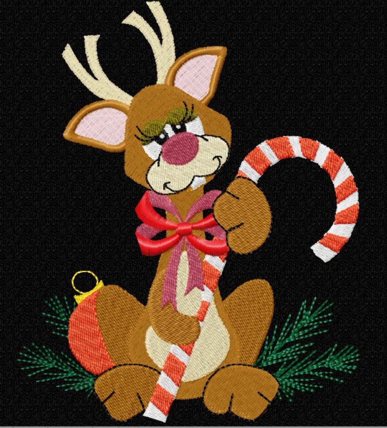 Flirty Eyes Reindeer-3