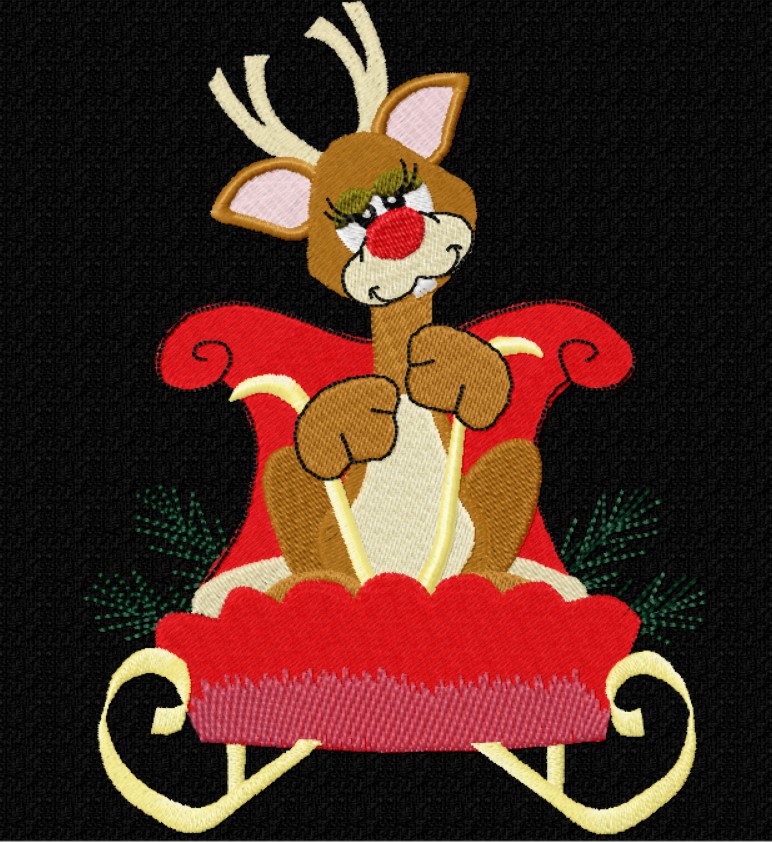 Flirty Eyes Reindeer-4