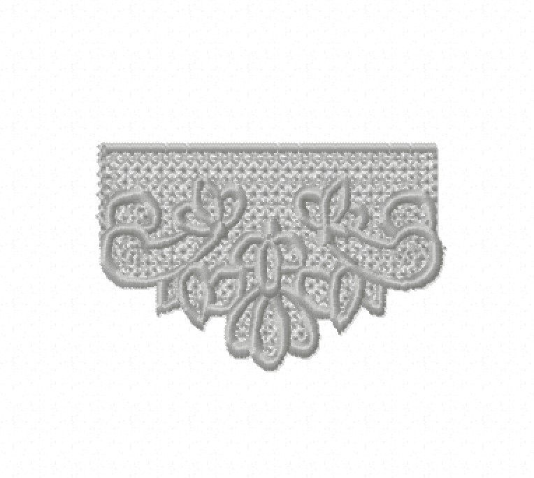 Freestanding Lace Trim & Medallion-6