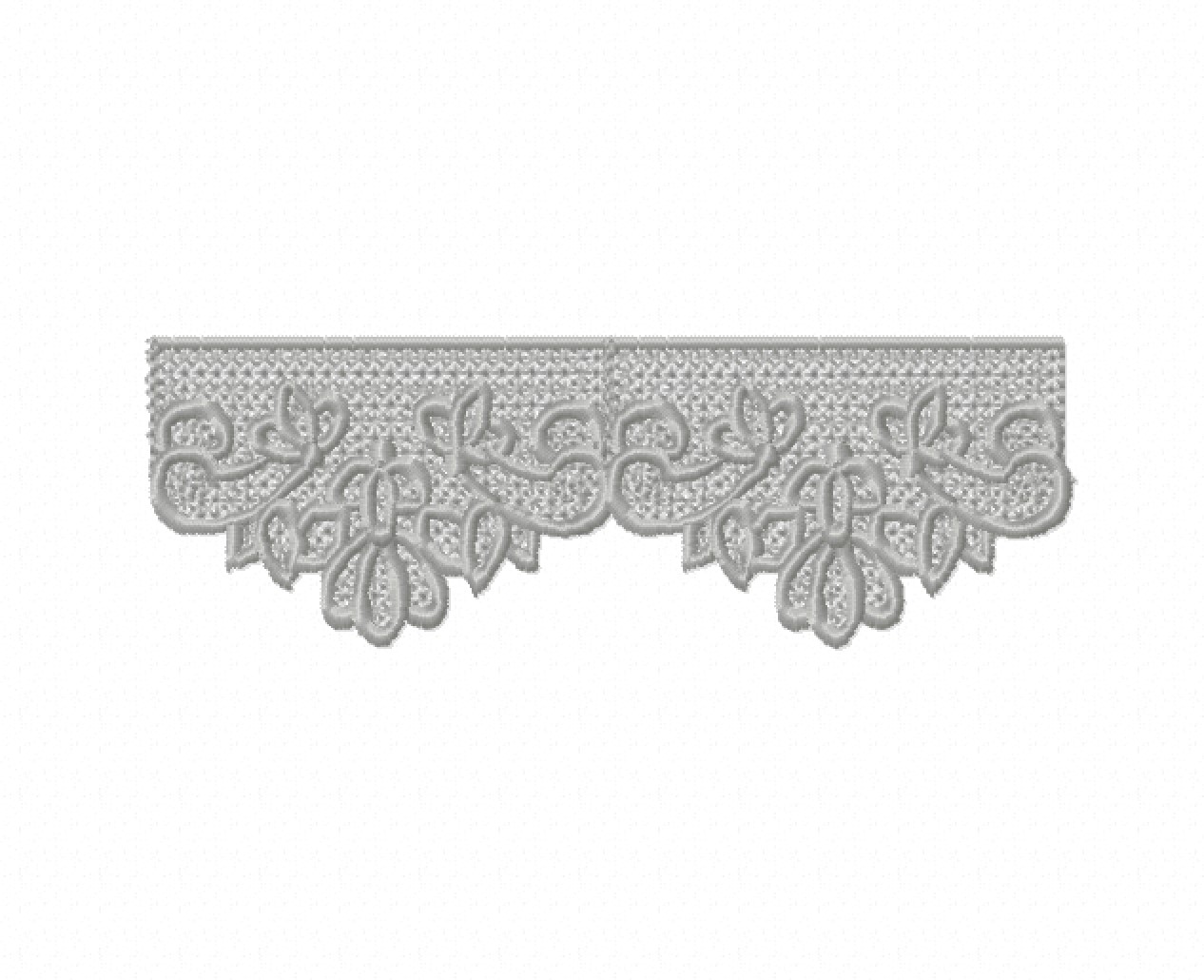 Freestanding Lace Trim & Medallion-7