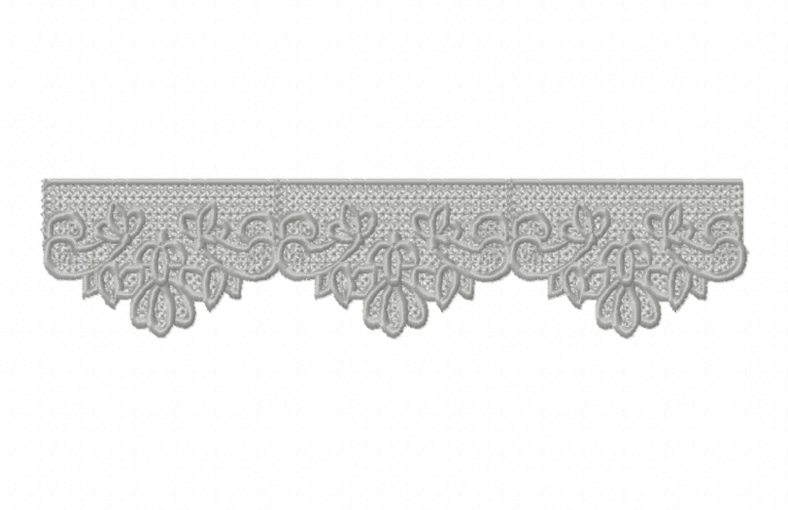 Freestanding Lace Trim & Medallion-8