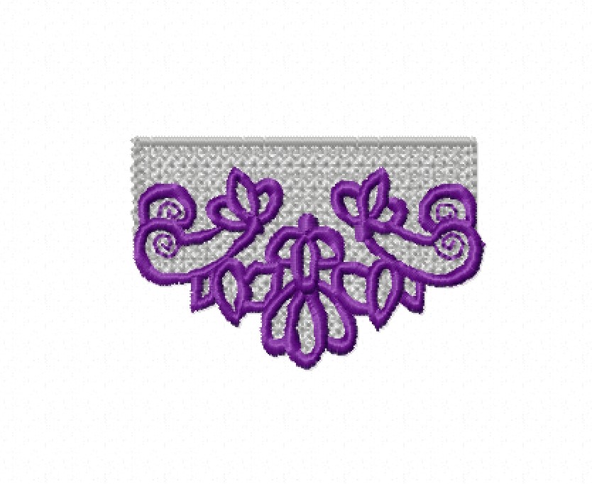 Freestanding Lace Trim & Medallion-10