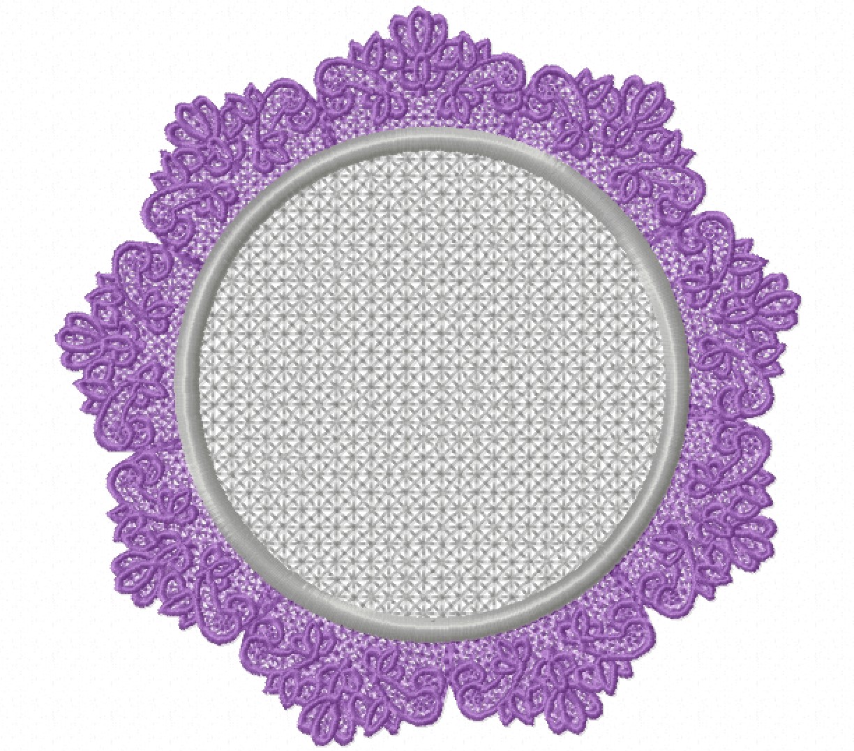 Freestanding Lace Trim & Medallion-15