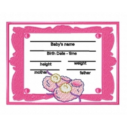 Booties Birth Certificates -4