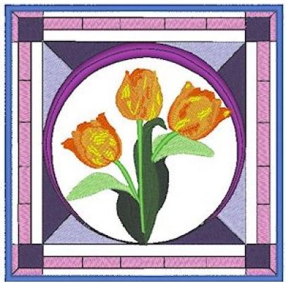 Stained Glass Applique  -6