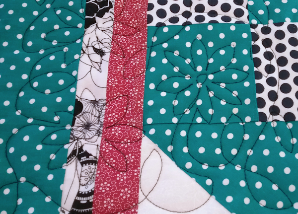 LONG ARM (Only) Continuous Quilting Florals -4