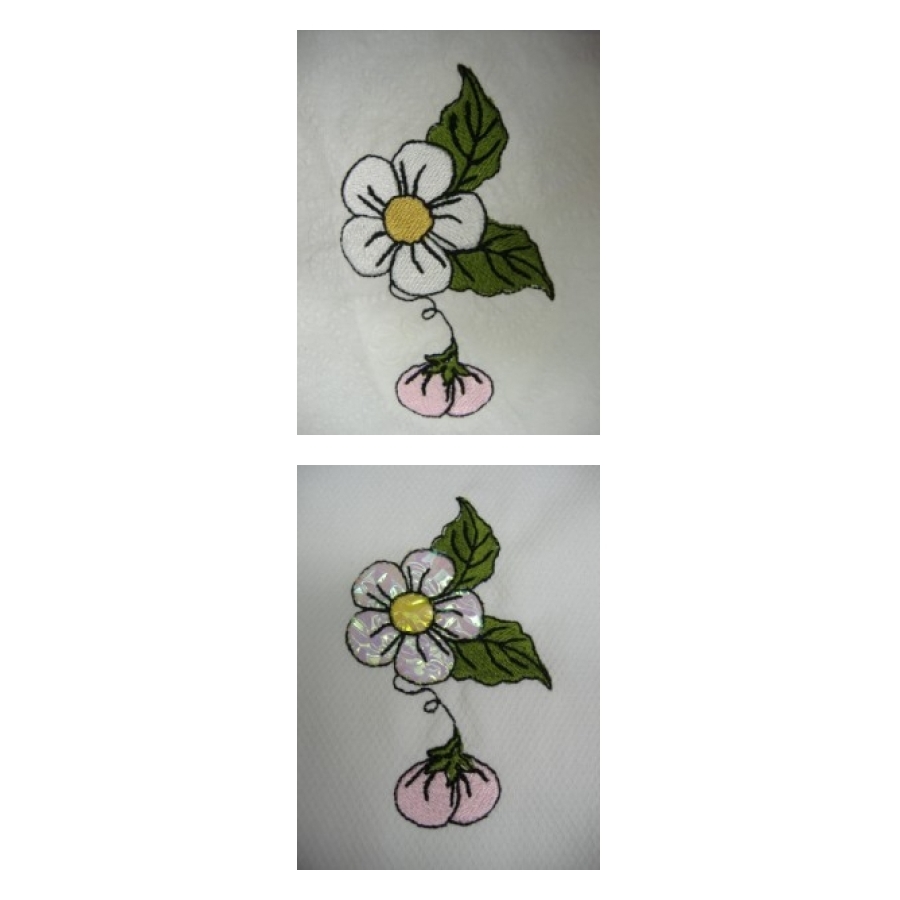 Sweetpea with Mylar