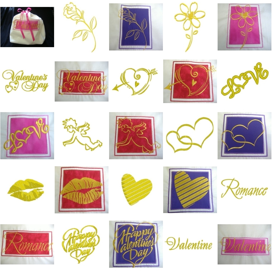 Valentine Applique And Expressions 