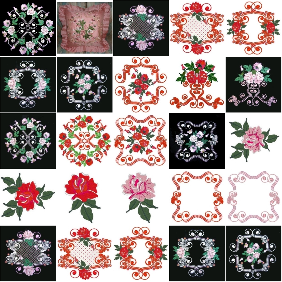 Victorian Roses and Curls 