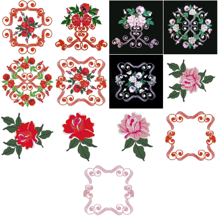 Victorian Roses and Curls 