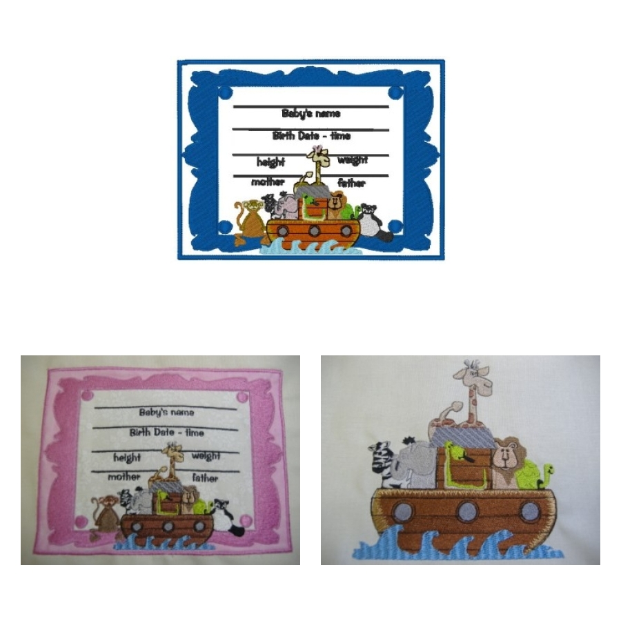 Noahs Ark Birth Certificate 