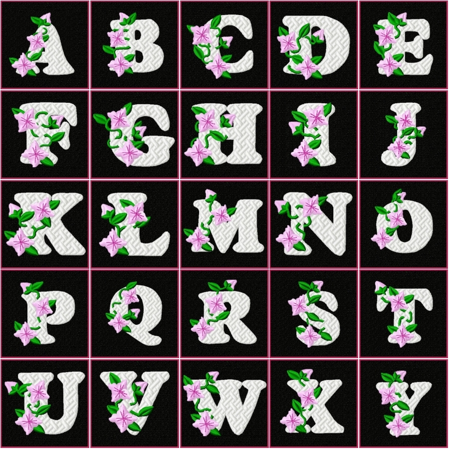 Wicker Alphabet