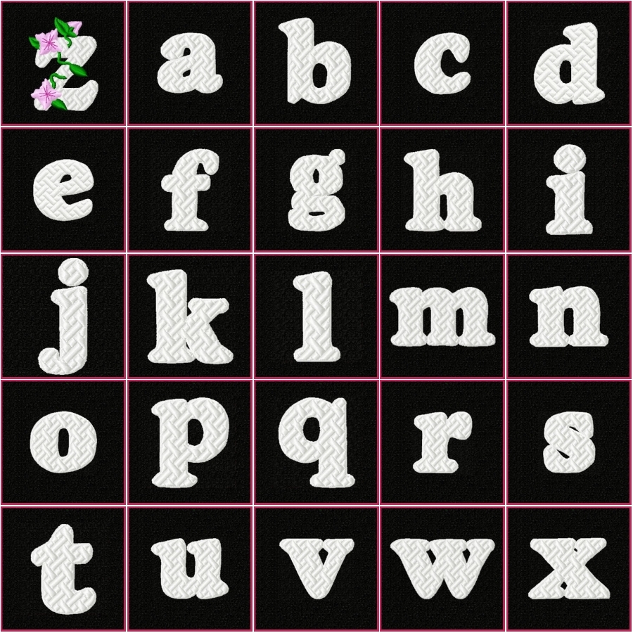 Wicker Alphabet