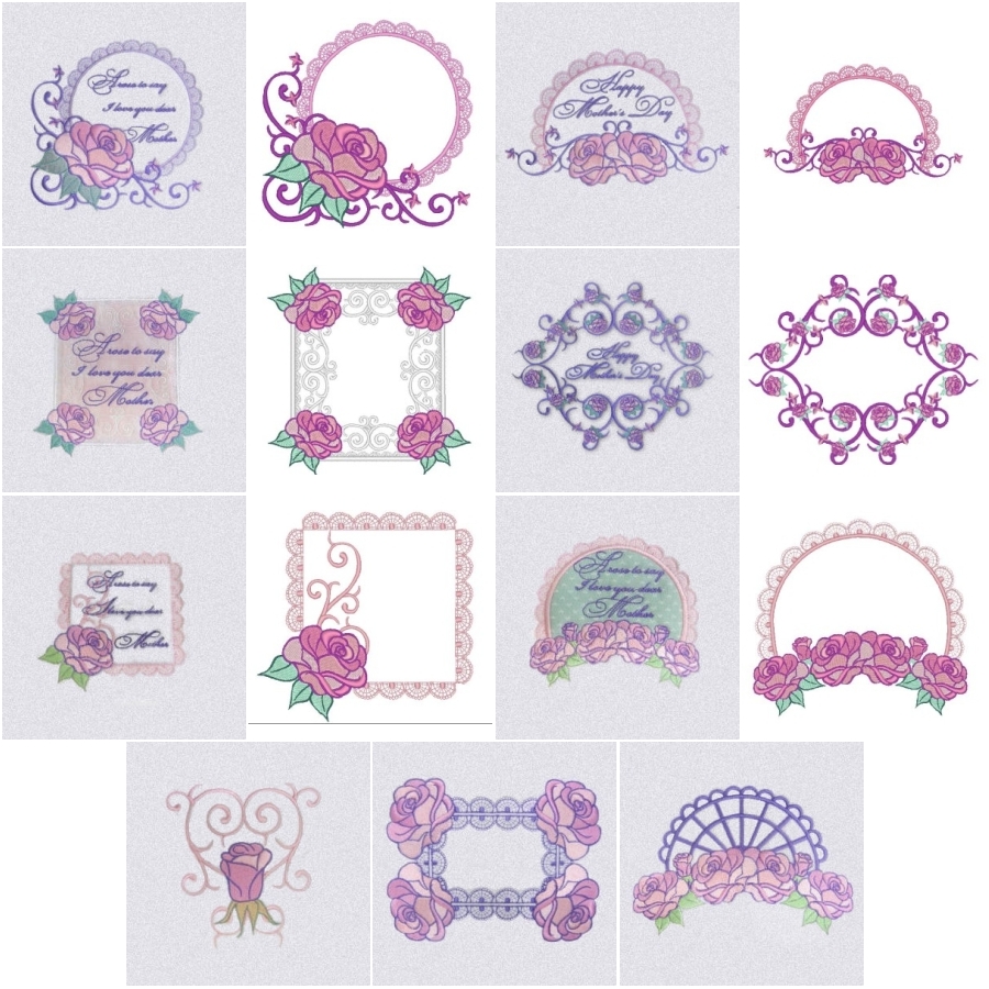 Roses And Lace For Mother 