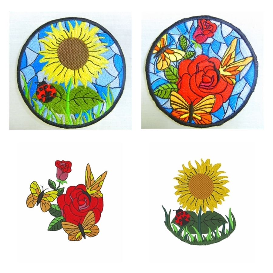 Floral Coasters and Flowers 