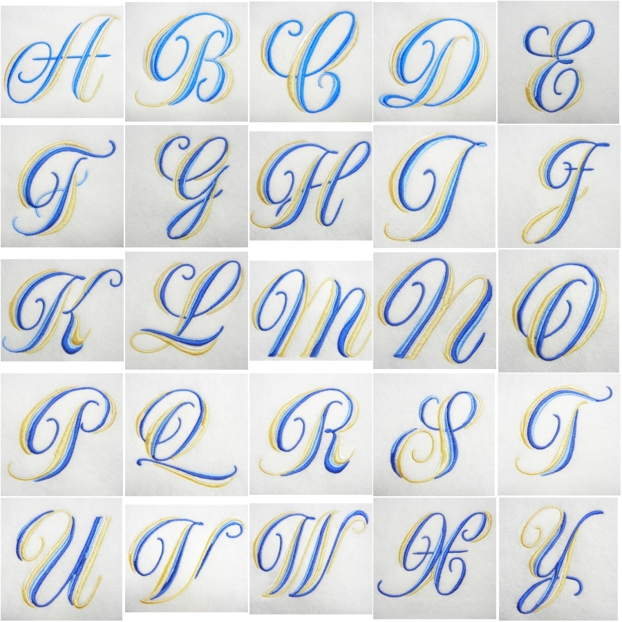 blue and gold alphabet oregonpatchworks
