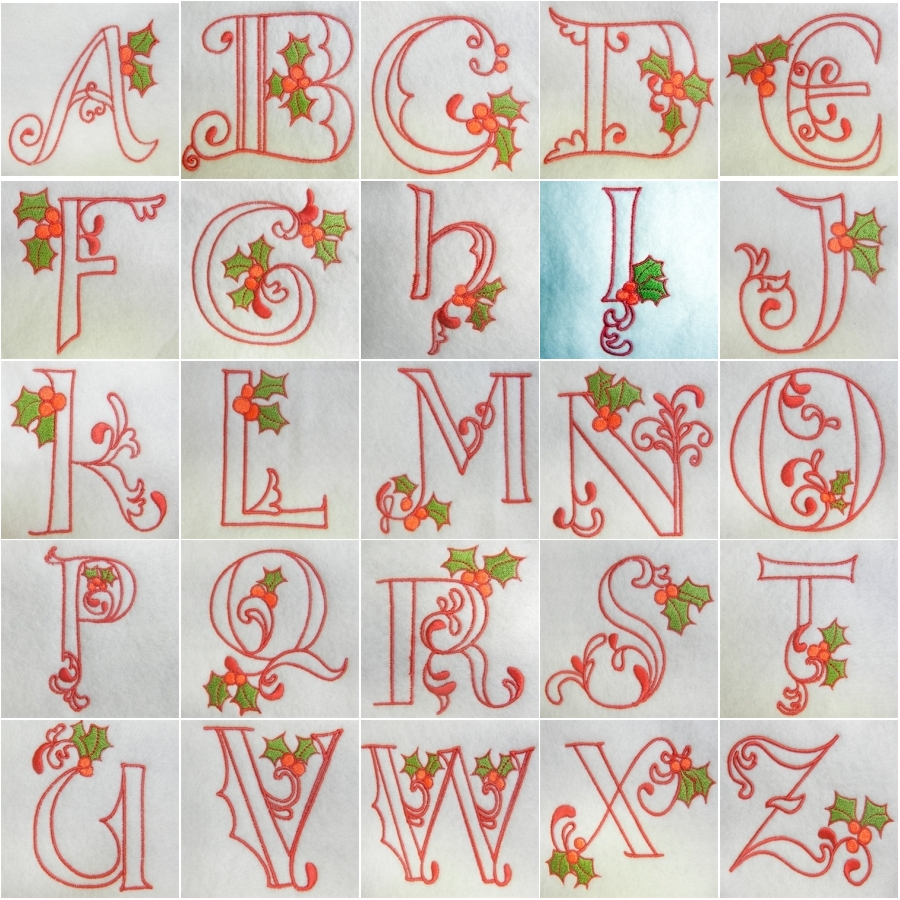 Christmas Alphabet 