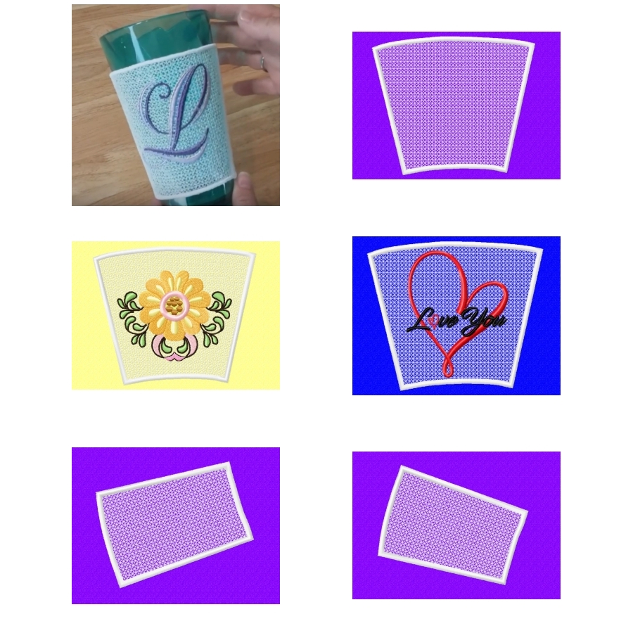 Freestanding Lace Cup Koozie