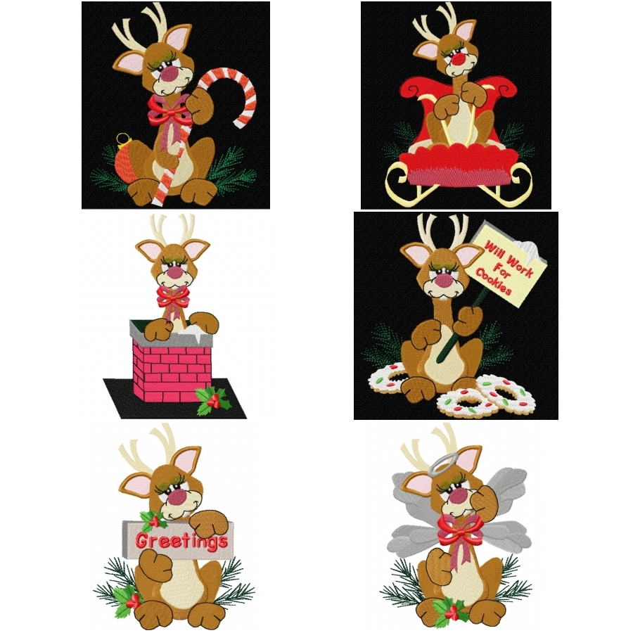 Flirty Eyes Reindeer