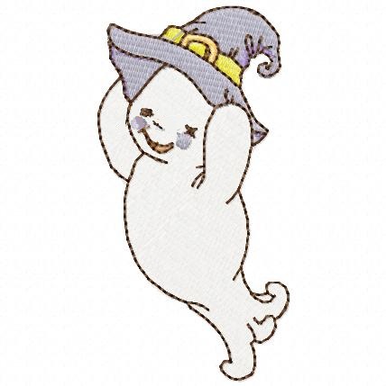 Cute Halloween Ghosts-6
