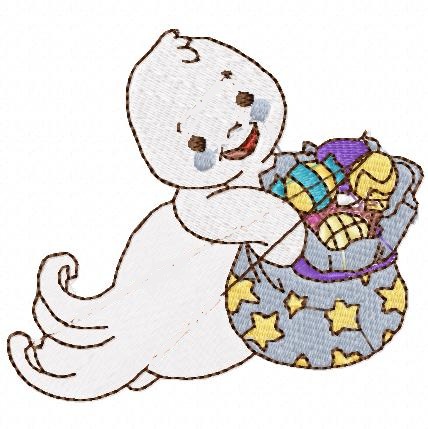 Cute Halloween Ghosts-7