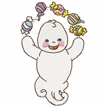 Cute Halloween Ghosts-9