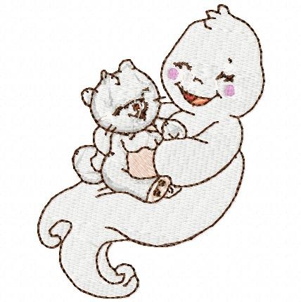 Cute Halloween Ghosts-11