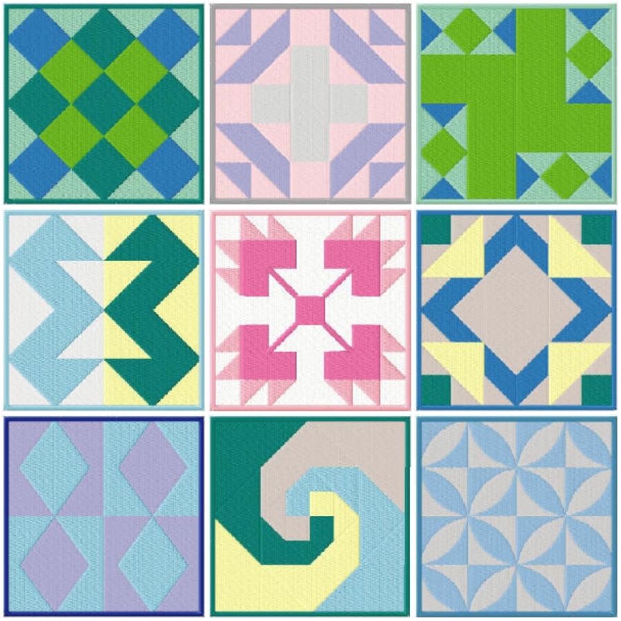 Sailors Breeze Quilt Squares