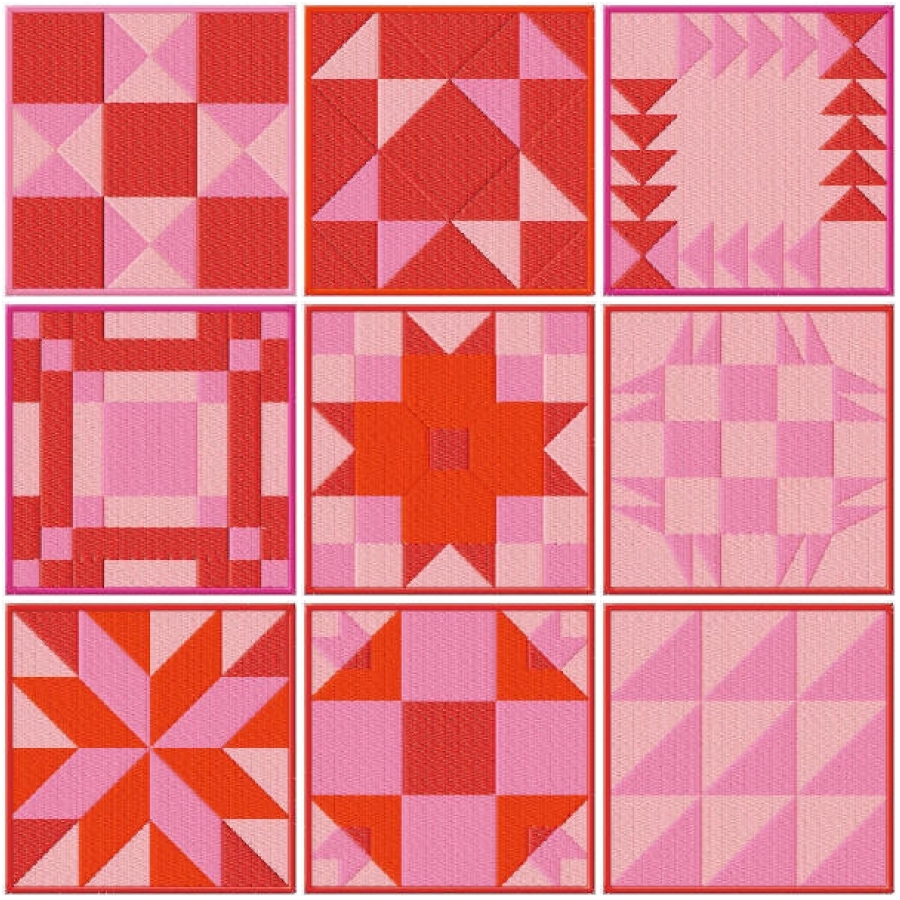 Sweetheart Quilt Squares