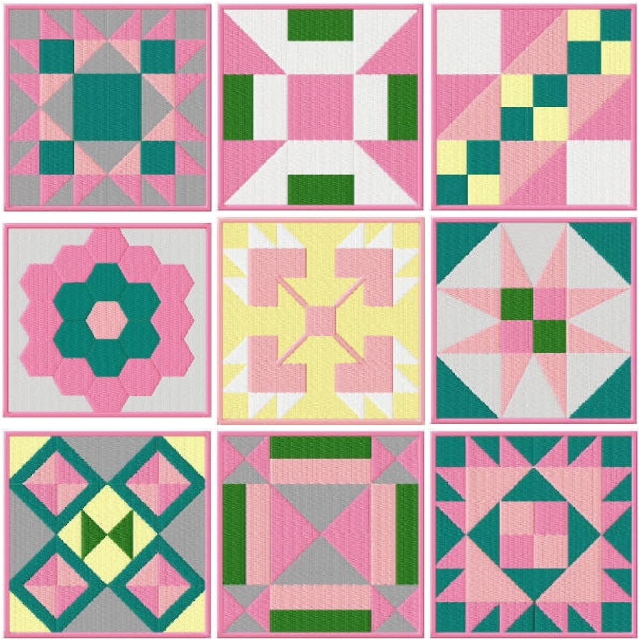Stormy Sky Quilt Squares