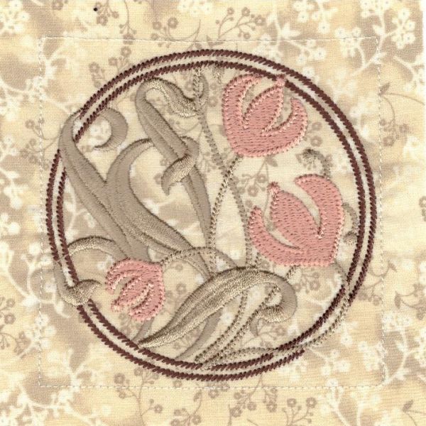 Floral Quilt Circles-5