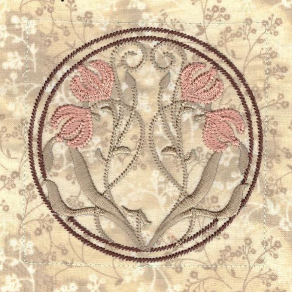 Floral Quilt Circles-11