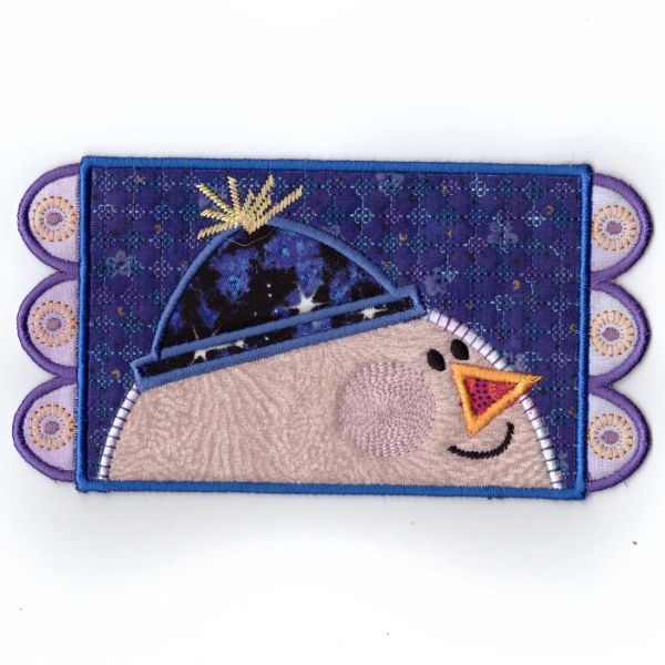 ITH Snowman mug rugs-5