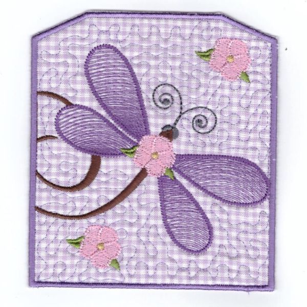 ITH Dragonfly Coat Hanger Covers OregonPatchWorks