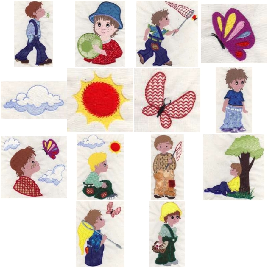 Applique Country Kids 