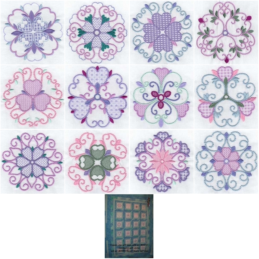 Candlewick Quilt Circles 