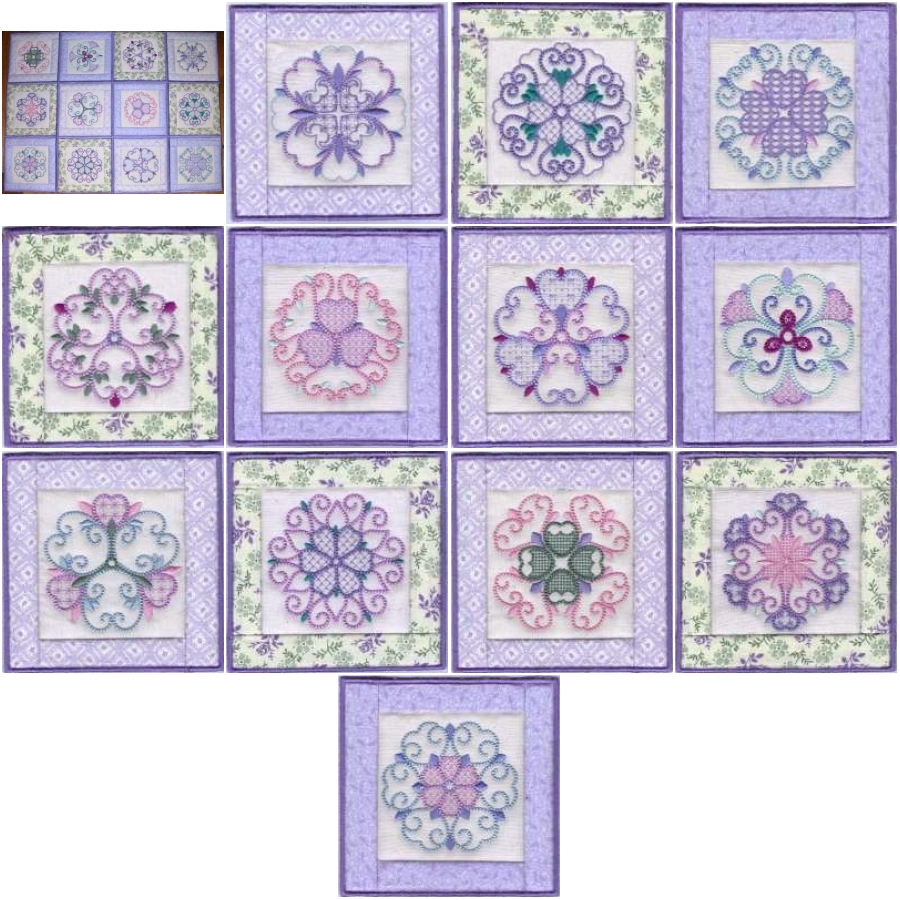 ITH Candlewick Quilt Circles
