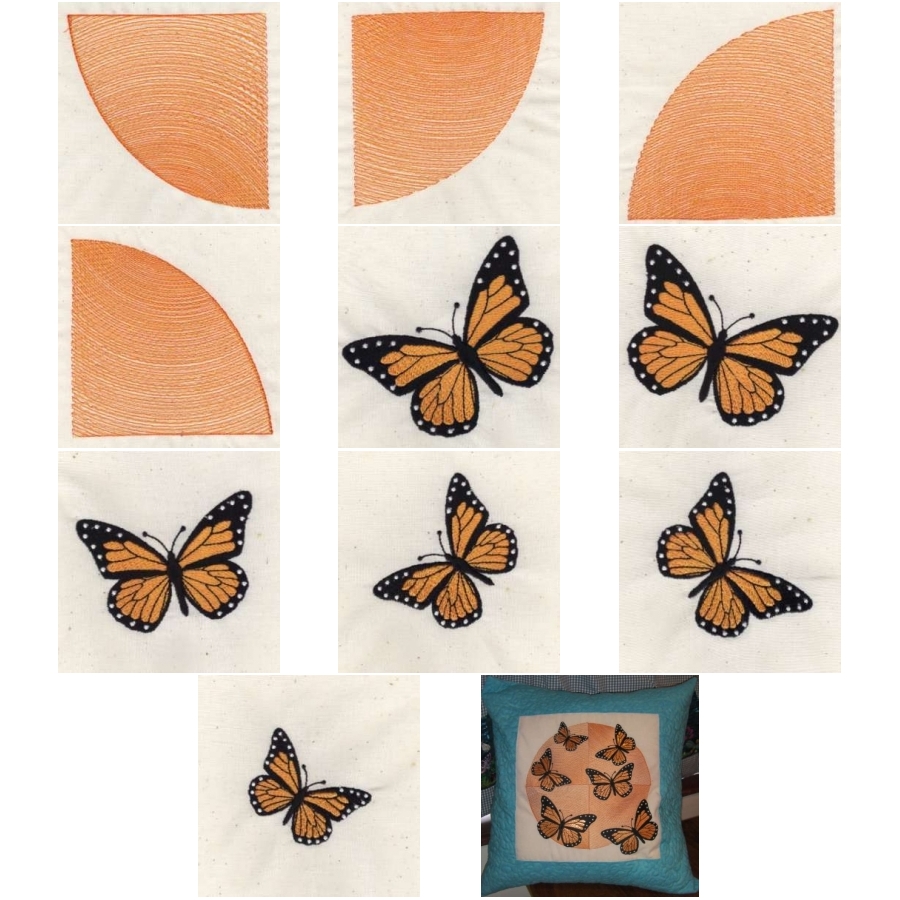 Sunset Butterflies 