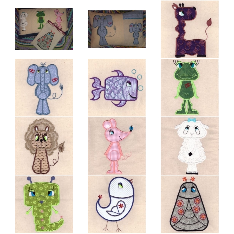 Applique Baby Critters 
