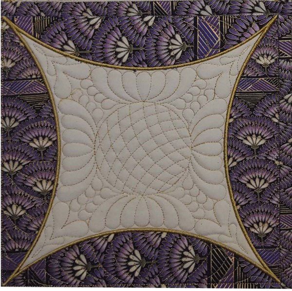 In The Hoop Cathedral Windows Quilt Block -6