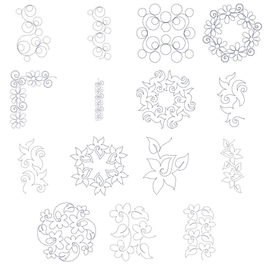 Continuous Quilting Borders and Corners 1 OregonPatchWorks