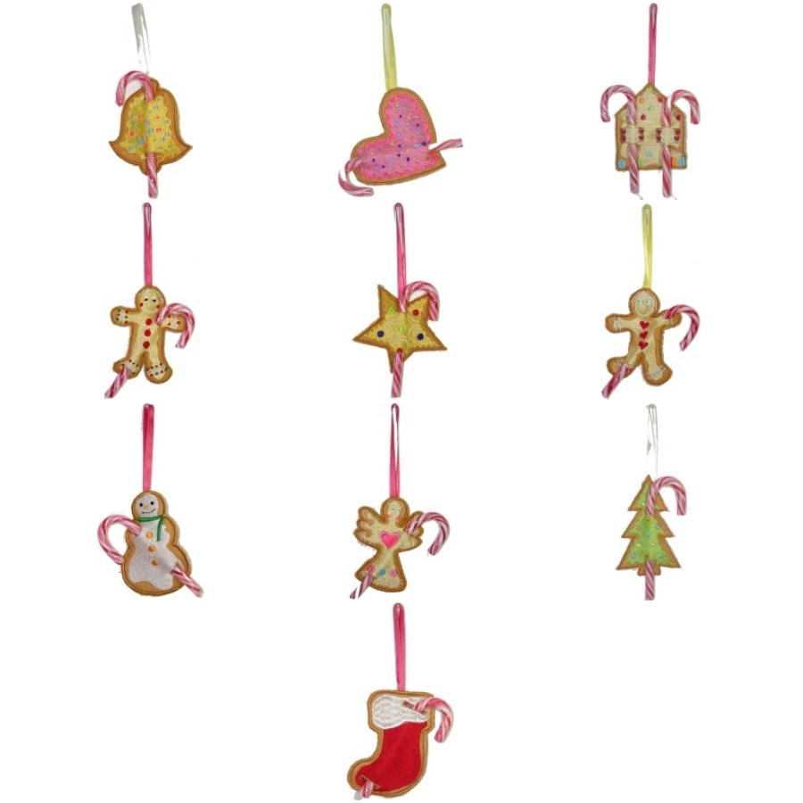 Christmas Gingerbread Candy Cane Holders 