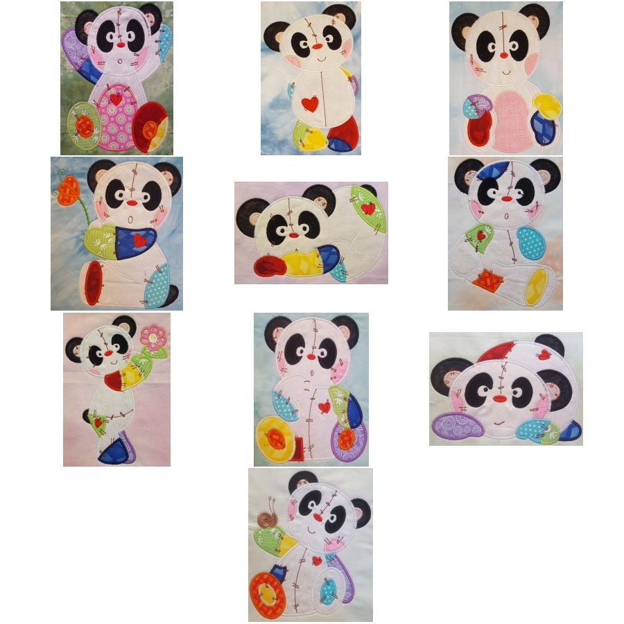 Patchy Applique Panda 