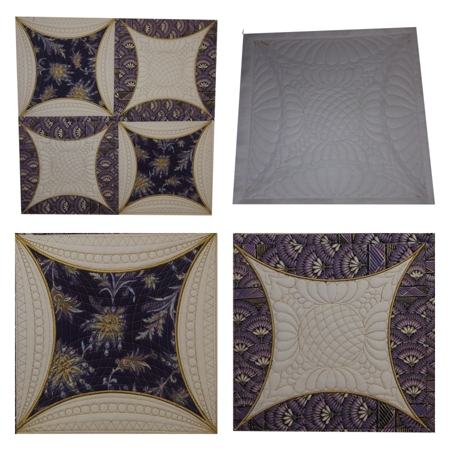In The Hoop Cathedral Windows Quilt Block 
